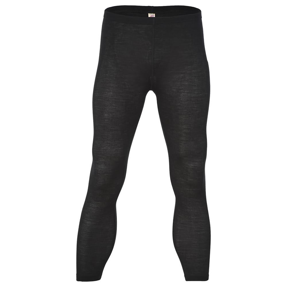 Premium Men's Thermal Underwear - Organic Merino Wool & Silk Blend Long Johns Leggings for Cold Weather - Winter Base Layer for Skiing, Hiking & Outdoor Activities