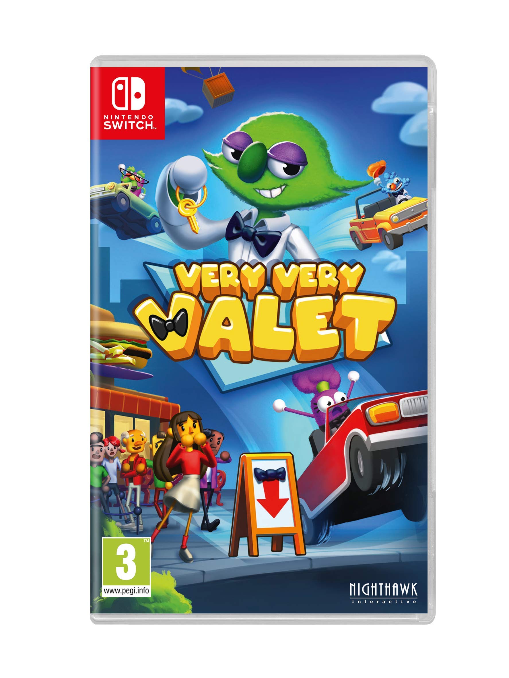 Very Very Valet - Fun Multiplayer Party Game for Nintendo Switch - Perfect for Family Gatherings & Game Nights
