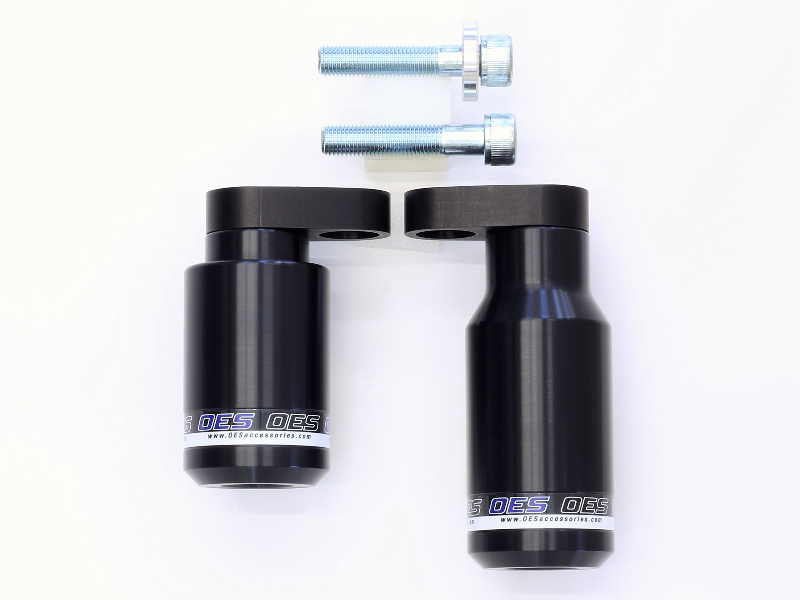 OES Blue Frame Sliders for Yamaha FZ6R 2009-2017 | No-Cut Installation | Enhanced Bike Protection for Daily Commute & Weekend Rides