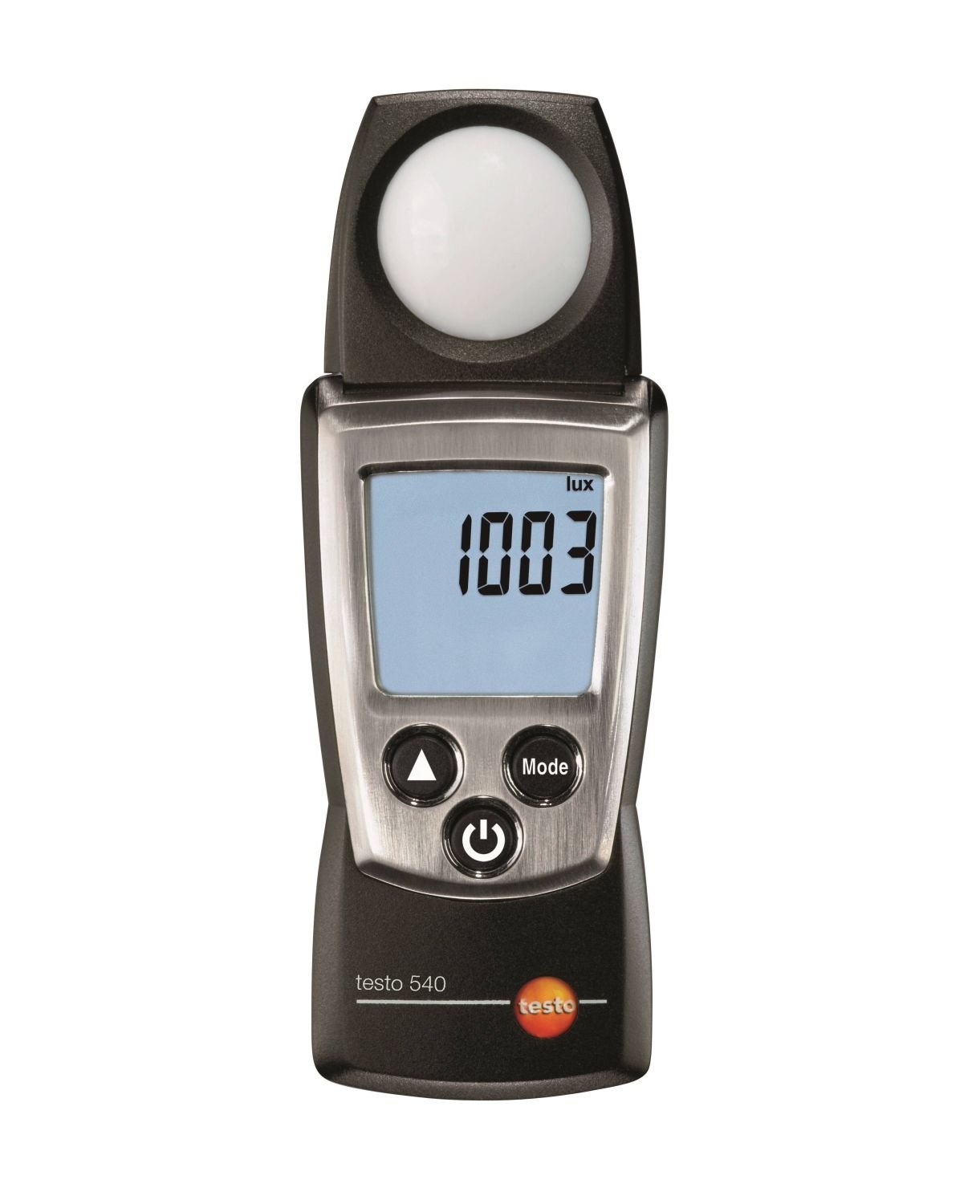 Professional Pocket-Sized Digital Lux Meter (0-99999 Lux Range) with Factory Calibration Certificate - Testo 540 | Perfect for Stadiums, Clean Rooms, Labs, Theatres, Auditoriums & Industrial Lighting Measurements