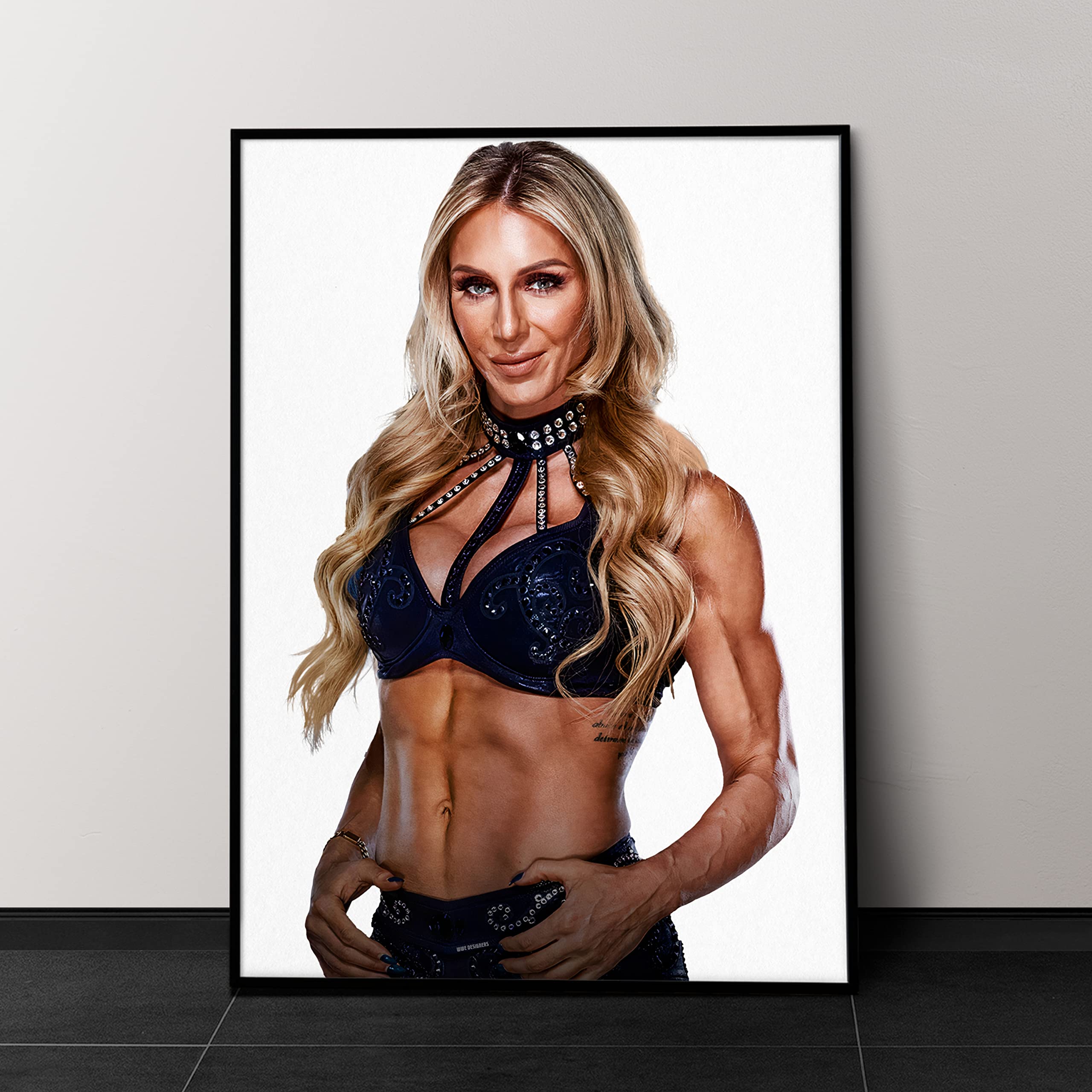 Charlotte Official Wrestling Poster - Premium Home Gym Art & Sexy Bedroom Decor - Perfect for Wrestling Fans & Fitness Enthusiasts