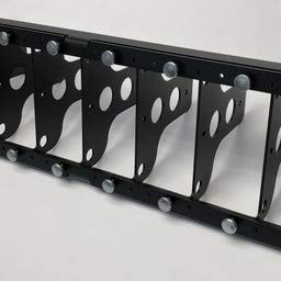 Intel NUC MiniPC 19-Inch 3U Rack Mount for 1-8 Units (Supports up to 12x NUCs) with 8 Included Mounting Plates - Perfect for Data Centers, Home Servers & Office Workstations