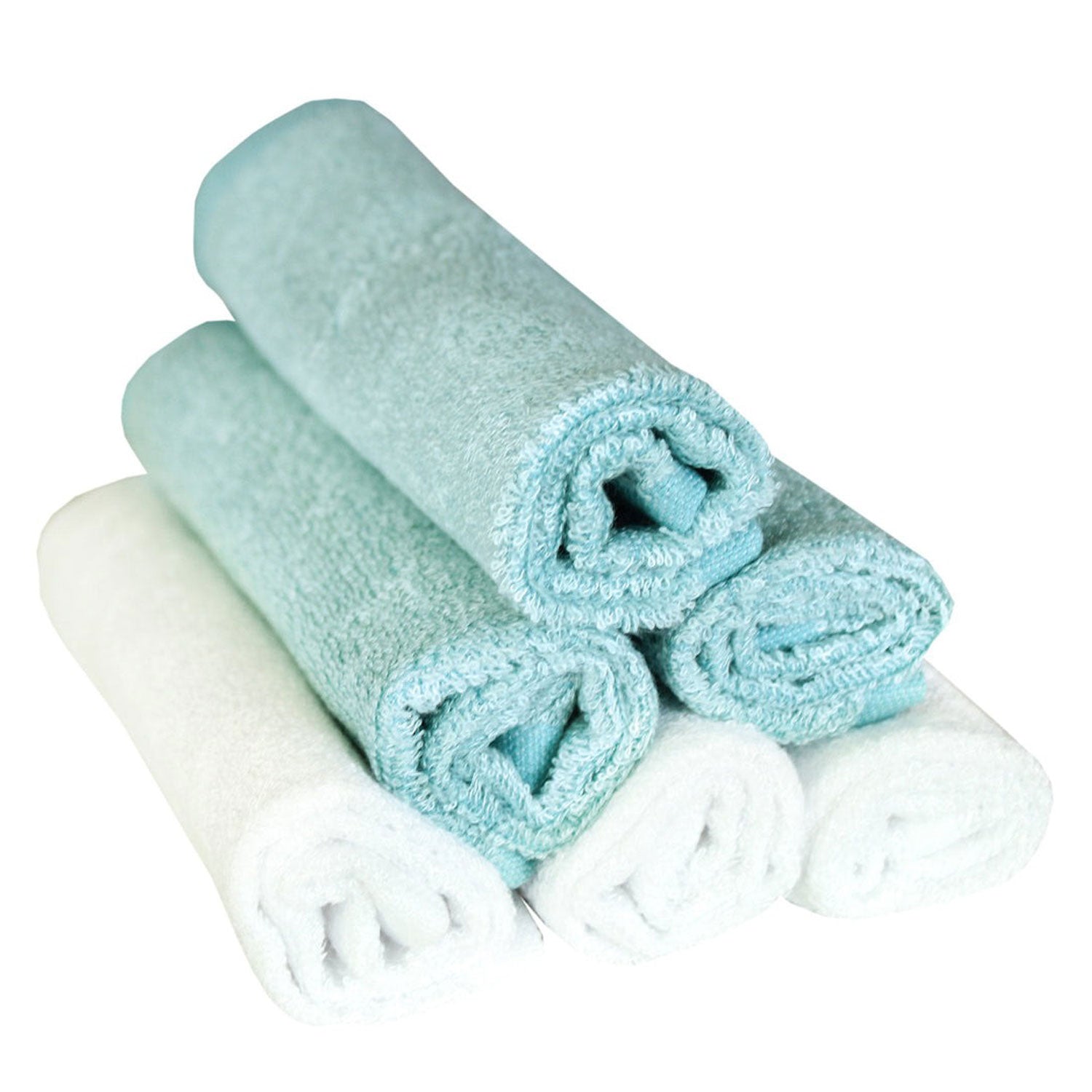 6 Pack Soft and Absorbent Washcloths for Face & Body - Premium Bath Towels for Spa, Gym, and Travel - Gentle Exfoliation & Quick Drying