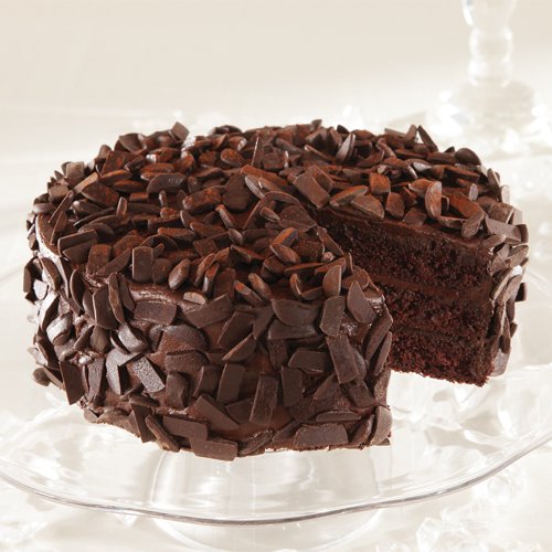 Sweet Street 3 Layer Chocolate Thunder Cake - Rich & Moist Chocolate Fudge Cake (1 Count) - Perfect for Birthday Parties, Anniversary Celebrations & Holiday Desserts