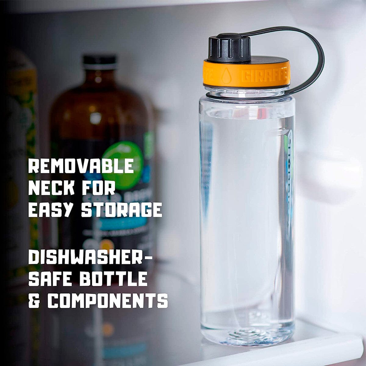 Hands-Free Giraffe-Shaped Water Bottle Tower for Kids - Leak-Proof Portable Drinking Solution for School, Sports & Outdoor Activities