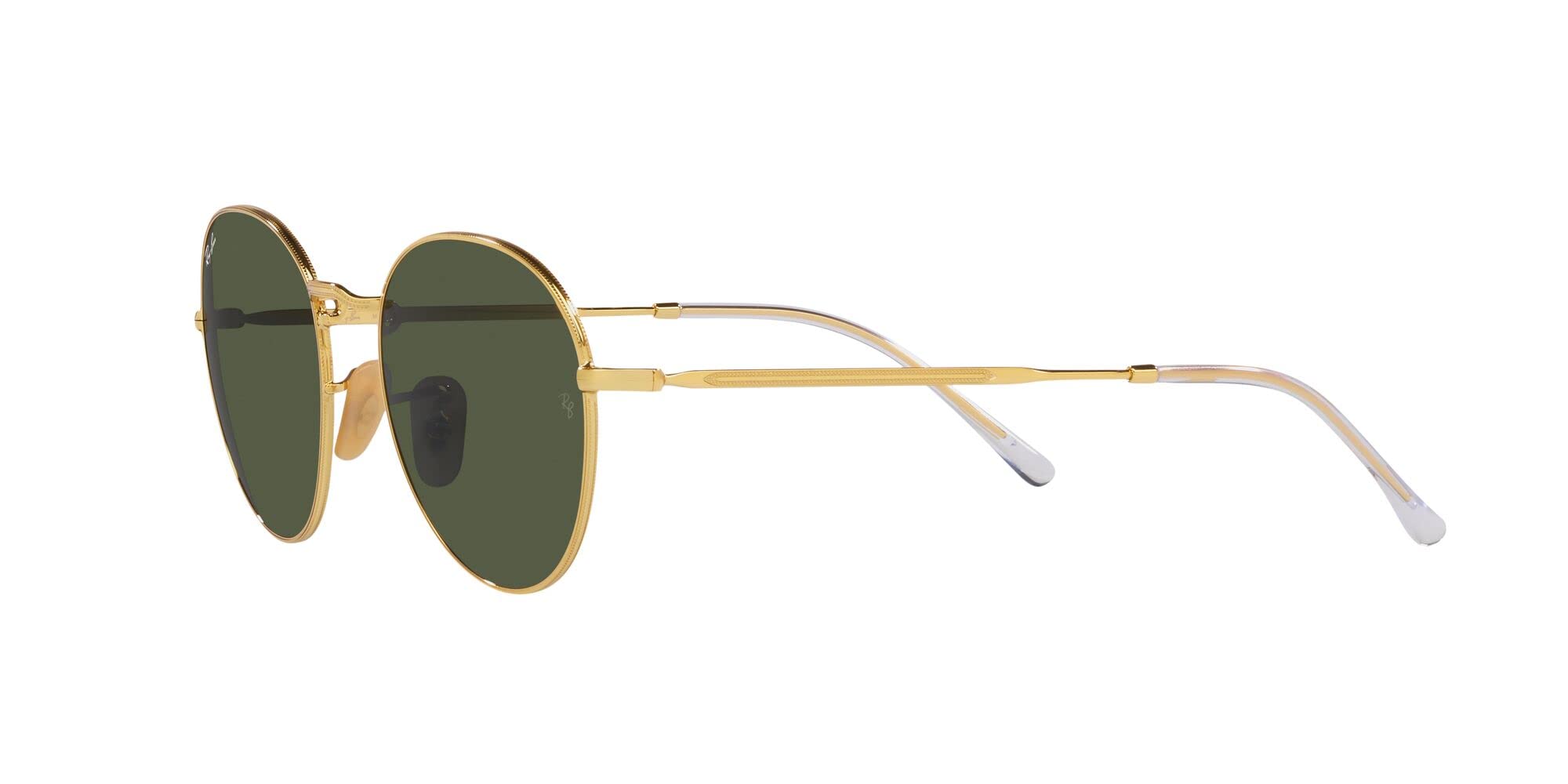 Ray-Ban RB3582 David Round Polarized Sunglasses for Men & Women - Classic Retro Style, UV Protection, Lightweight & Comfortable - Perfect for Driving, Travel, and Outdoor Activities