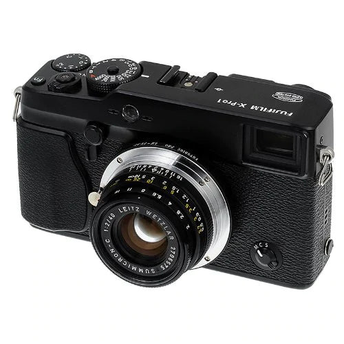 FotodioX Leica M to Fujifilm X Mount Lens Adapter - Compatible with Fujifilm X-T4/X-T3/X-Pro3 for Professional Photography & Videography