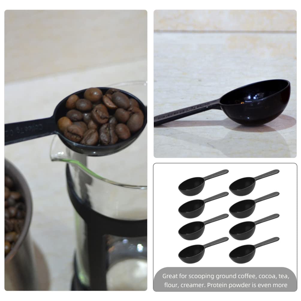 50pcs Plastic Coffee Measuring Spoons - PP Coffee Bean Scoop, Flour Cup & Powder Scoop for Kitchen Baking, Coffee Brewing & Cooking | Durable & Lightweight Measuring Tools for Home & Commercial Use