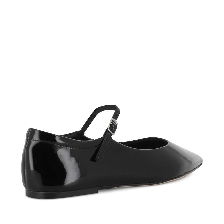 JAFFA BLACK PATENT LEATHER SHOES - Stylish & Durable Formal Footwear for Men & Women | Perfect for Office, Parties & Special Occasions