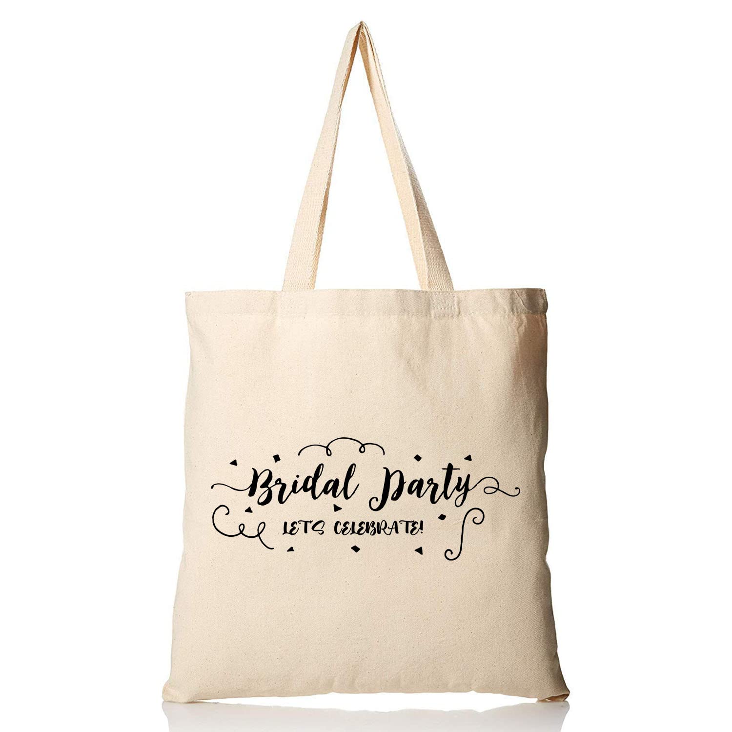 Personalized Bride Tote Bag - Custom Wedding Bachelorette Gift for Bridesmaids, Cute Canvas Bridal Shower Bag - Perfect for Wedding Parties, Honeymoon & Bachelorette Getaways