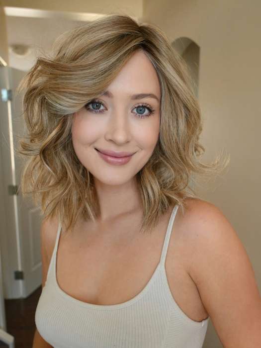 Premium Synthetic Lace Front Wig with Mono Top for Women - Natural Looking Straight Hair for Daily Wear, Cosplay & Special Occasions