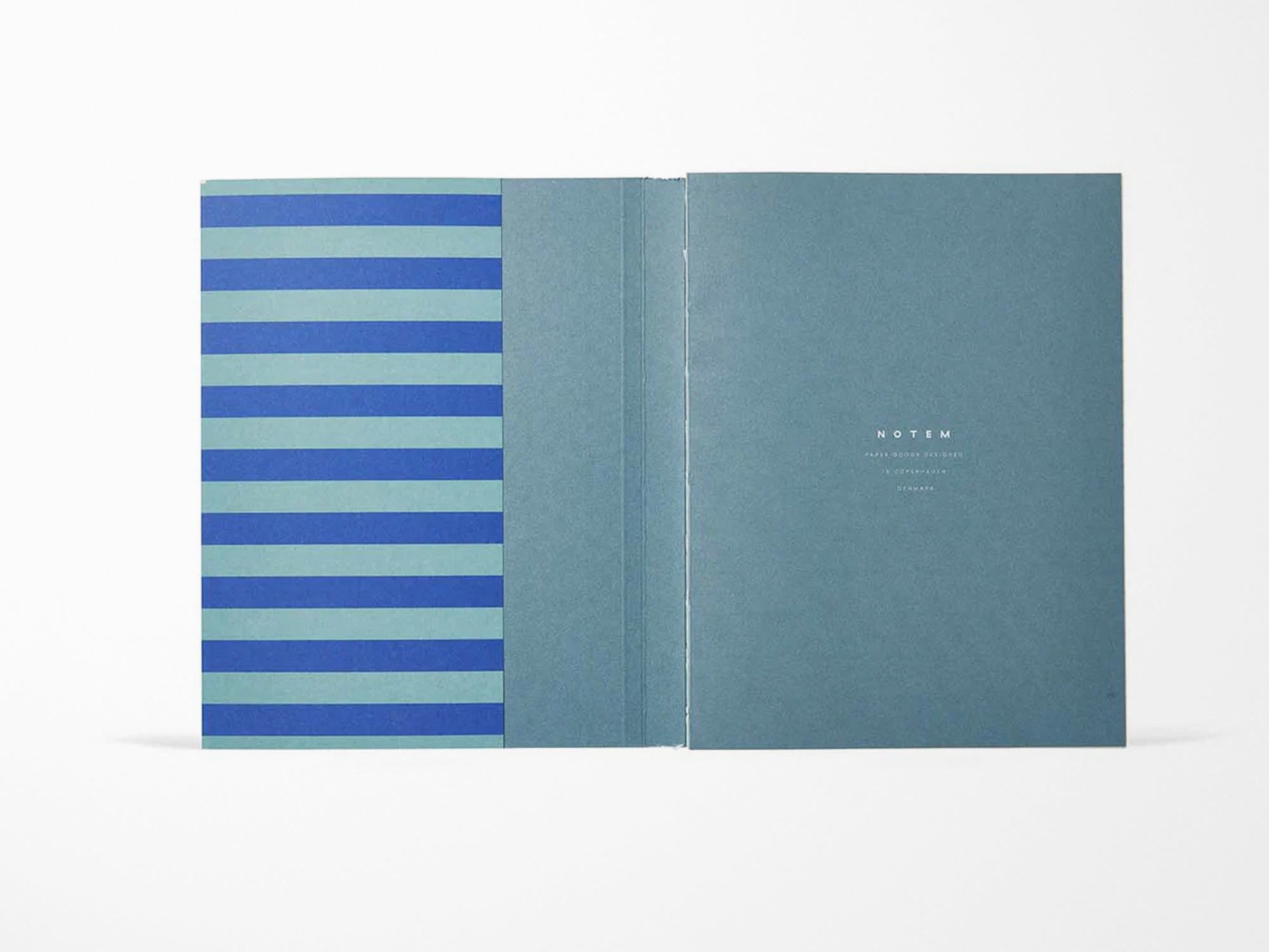 Notem UMA Journal - Medium Blue Stripes Notebook for Writing, Journaling & Note Taking - Perfect for Students, Professionals & Creative Minds