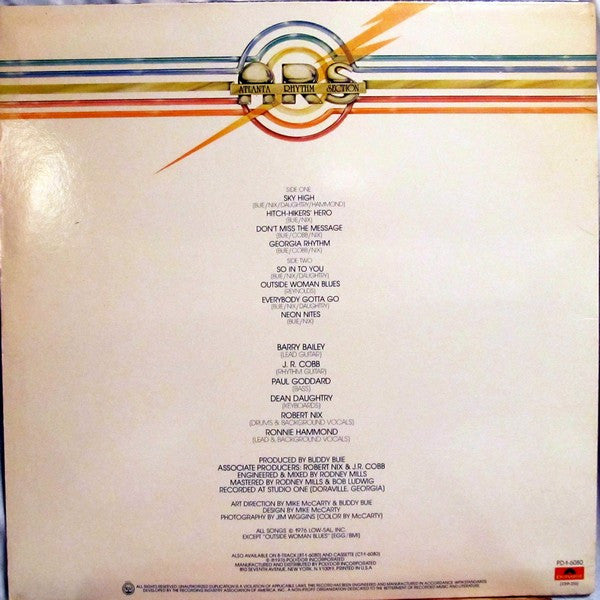 Atlanta Rhythm Section - A Rock And Roll Alternative Vinyl LP Album (NM/Mint Condition) - Perfect for Classic Rock Collectors & Vinyl Enthusiasts