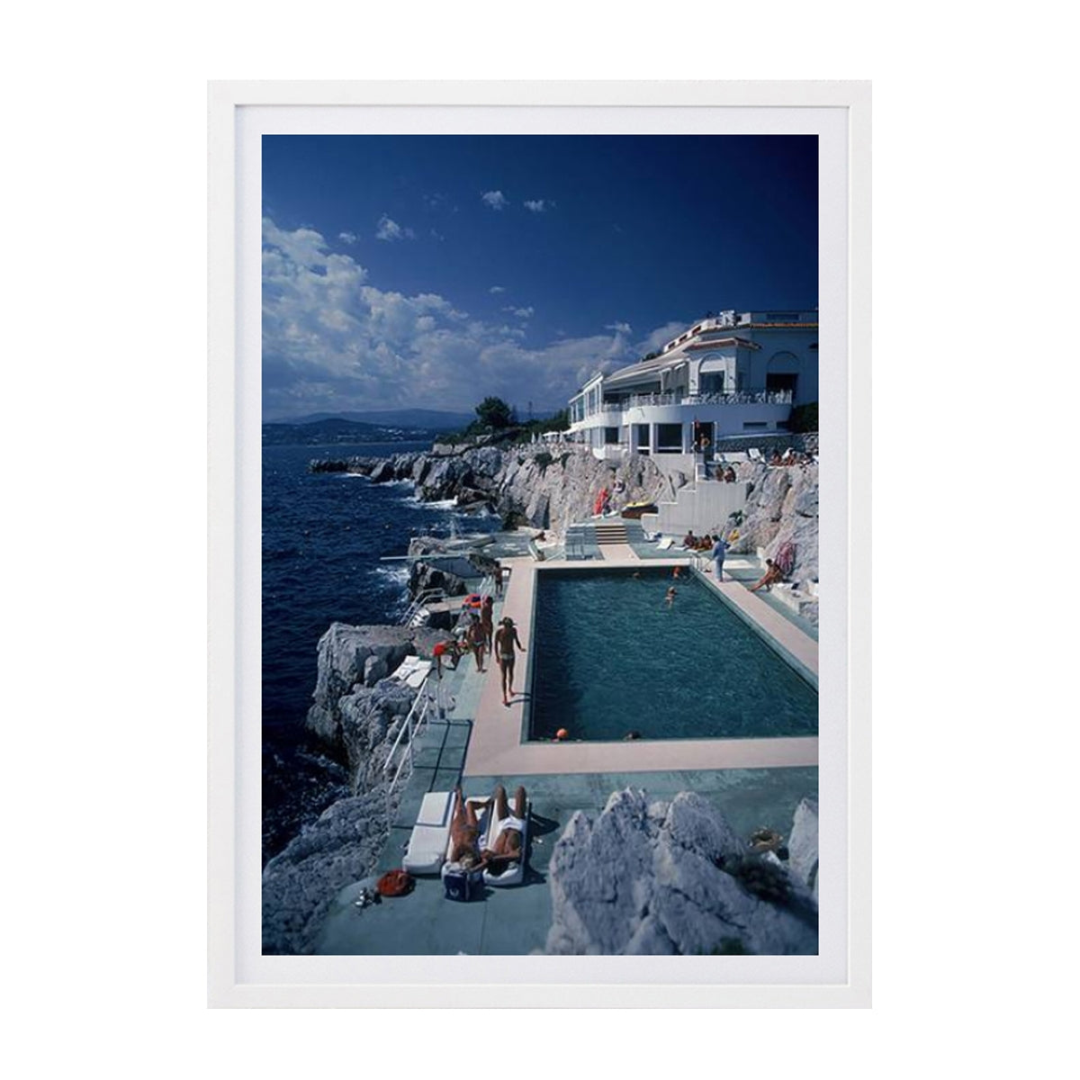 Hotel Du Cap Eden Roc Print - Premium Wall Art Decor for Home, Office & Hotel - Elegant French Riviera Inspired Artwork