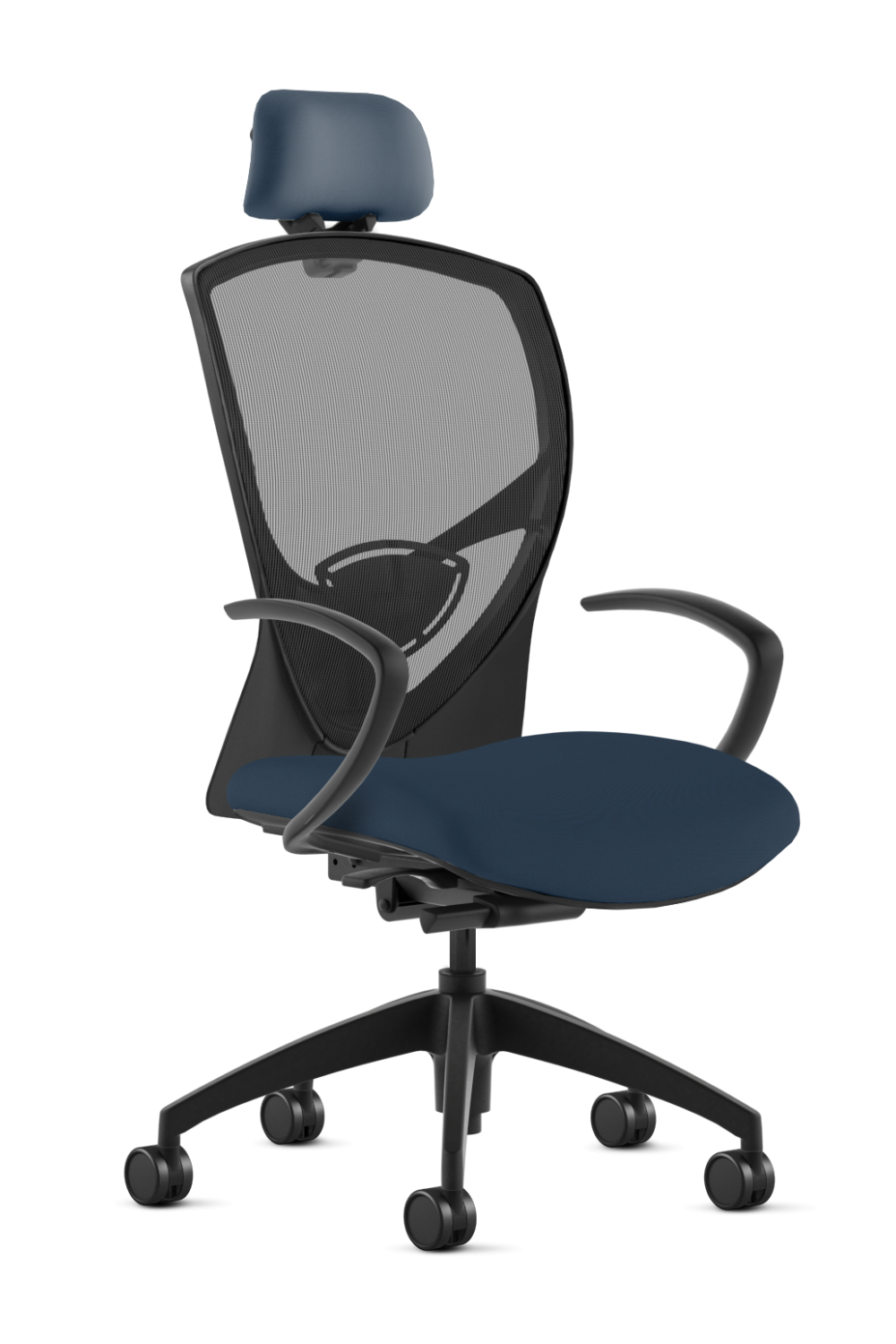 9 to 5 Theory 2180 High Back Ergonomic Office Chair with Adjustable Headrest & Seat Slider - Comfortable Task Chair for Long Hours Computer Work, Home Office & Gaming Setup