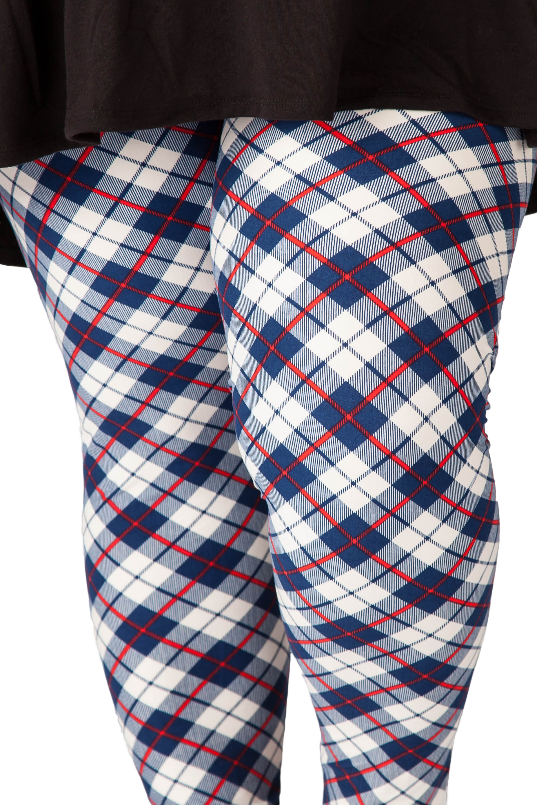 Stylish Blue Tartan Plaid Scarf - Soft & Warm Winter Accessory for Women (3X, 5X) - Perfect for Cold Weather, Office & Holiday Outfits