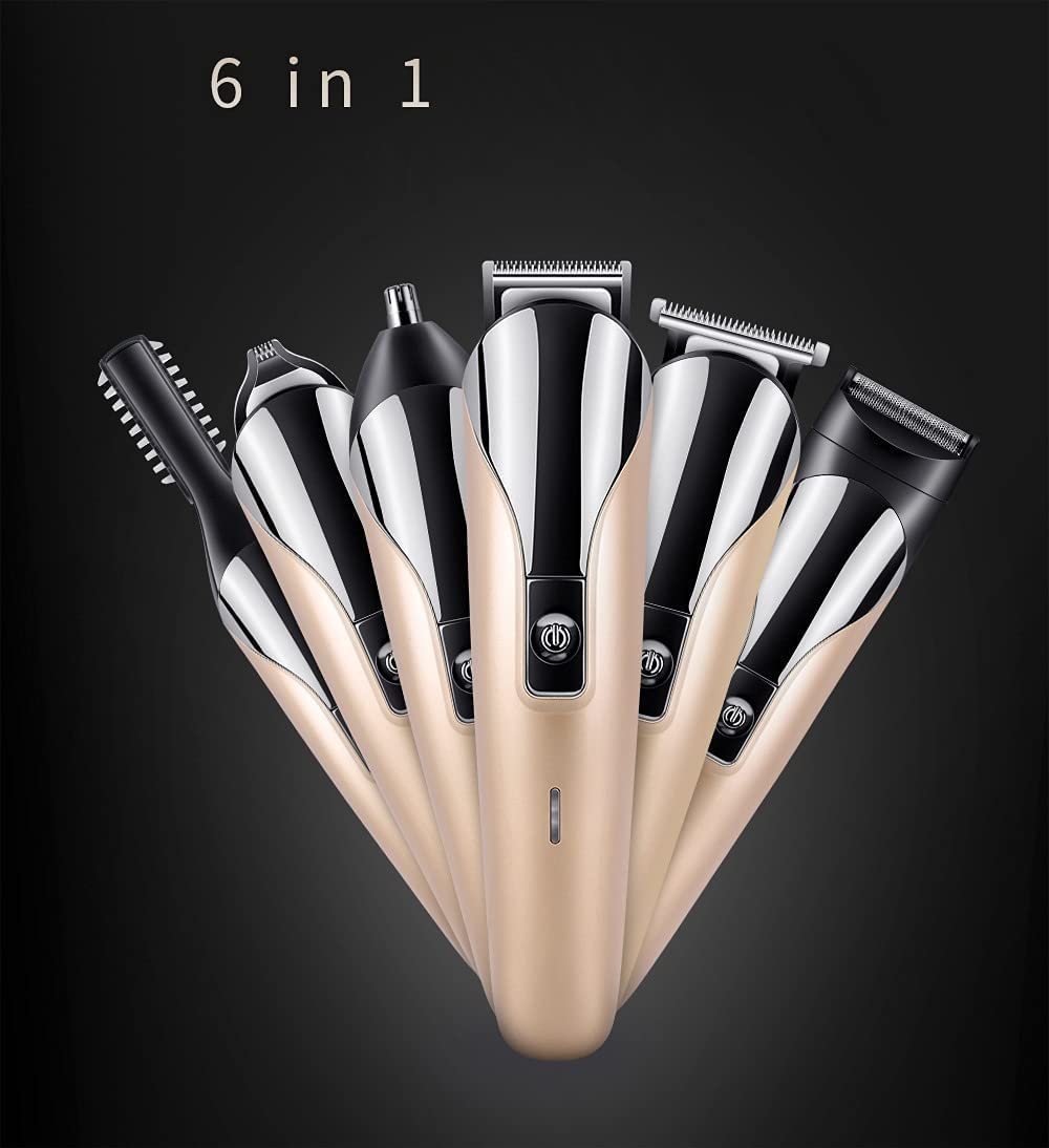 Professional Hair Clippers for Men & Women - Cordless USB Rechargeable Hair Trimmer with LED Display - Barber Grade Haircut Kit (Black) | Perfect for Home Haircuts, Salon Styling & Travel Grooming