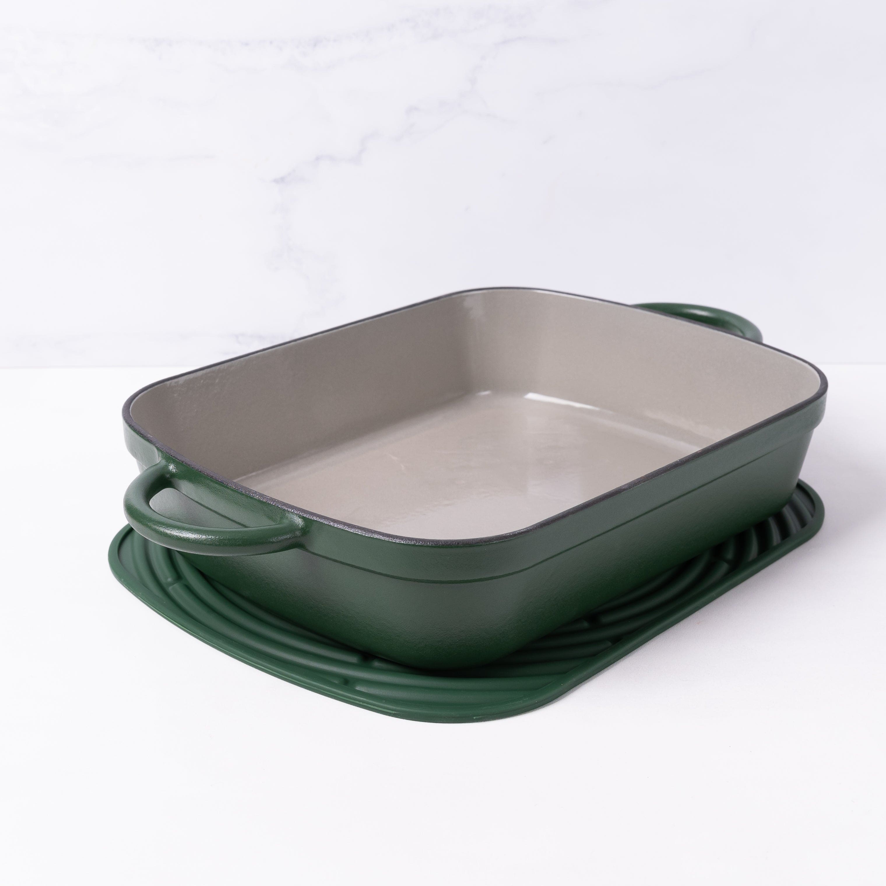 Firra Heat-Resistant Baking Dish Trivet Set - 3-Piece Silicone Pot Holder for Hot Pans, Casserole, and Serving Dishes - Perfect for Kitchen, Dining, and Holiday Entertaining