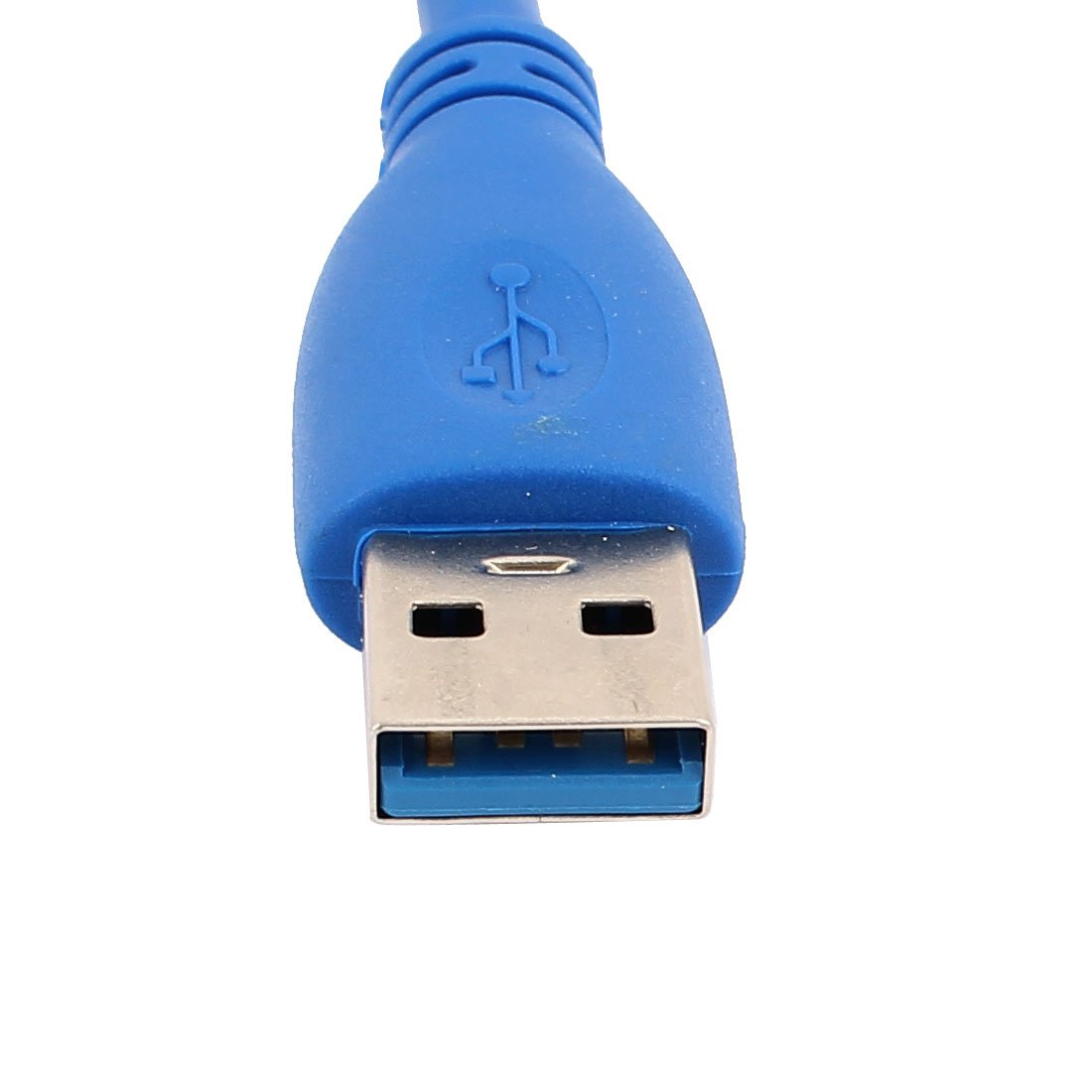 uxcell 0.3M 1Ft SuperSpeed USB 3.0 Type A Male to Micro B Male Data Extension Cable Blue - High Speed Charging & Data Transfer for External Hard Drives, Smartphones, Tablets & More
