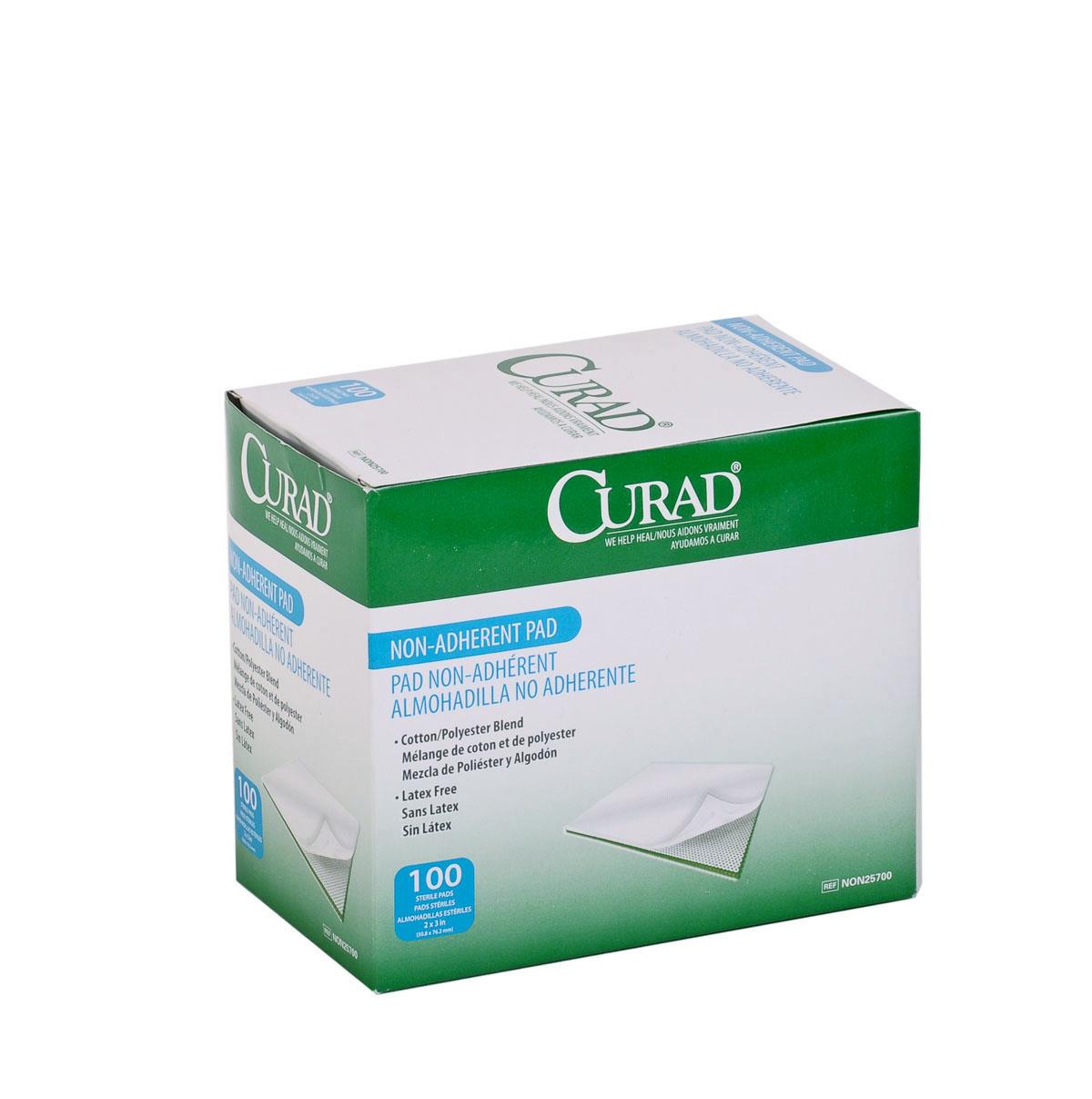 Non-Adherent Sterile Wound Dressing Pads - Assorted Sizes (2x2, 3x3, 4x4 Inches) for First Aid, Burns & Post-Surgical Care