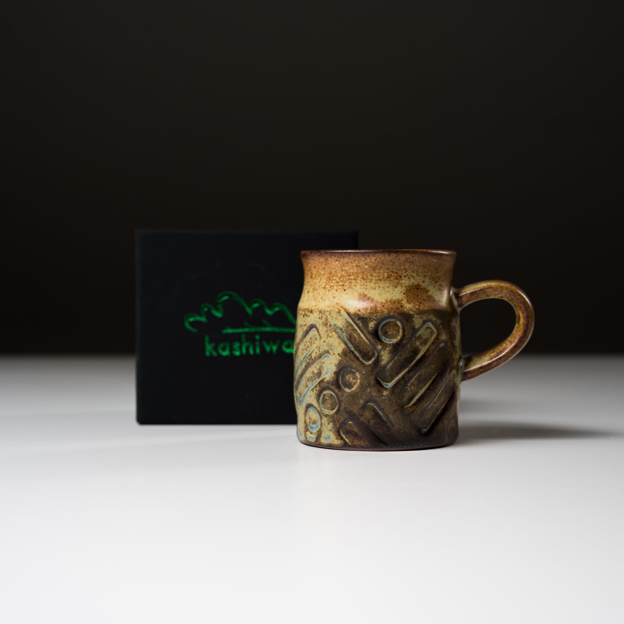 Seto Ware KASHIWA Japanese Espresso Mug Cup - 75ml Ceramic Coffee Cup for Home, Office & Cafe Use - Perfect for Espresso, Cappuccino & Latte