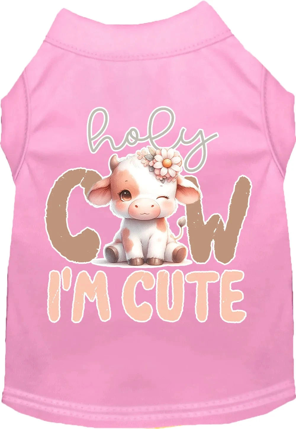 Holy Cow I'm Cute T-Shirt - 3 Color Options for Women | Casual & Funny Graphic Tee for Everyday Wear, Parties & Gifts