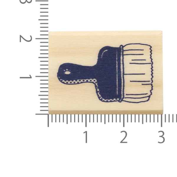 Beverly Companion Rubber Stamp - Small Brush for Scrapbooking, Card Making & DIY Crafts | High-Quality Rubber Stamps for Artists & Crafters