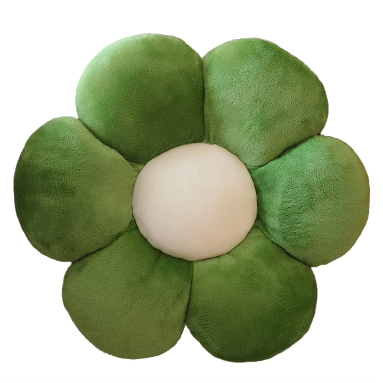 Plush Flower Cushion - 30x30cm Velvet Sofa Pillow for Living Room & Office Decor