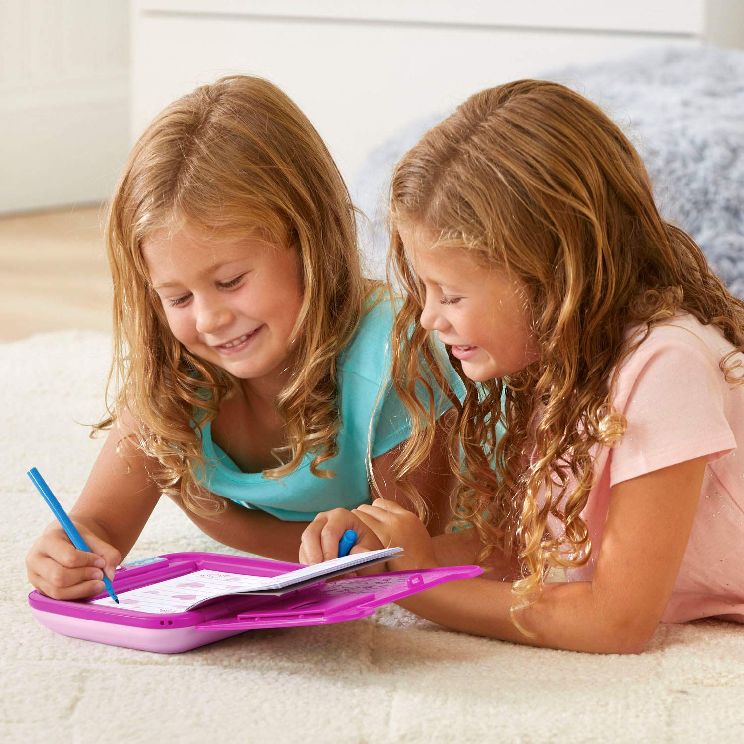 VTech Kidi Secrets Notebook - Pink Electronic Diary for Kids with Password Protection, Voice Changer & Games | Perfect Birthday Gift for Girls Ages 6-12 | Fun for Sleepovers, Travel & Secret Keeping