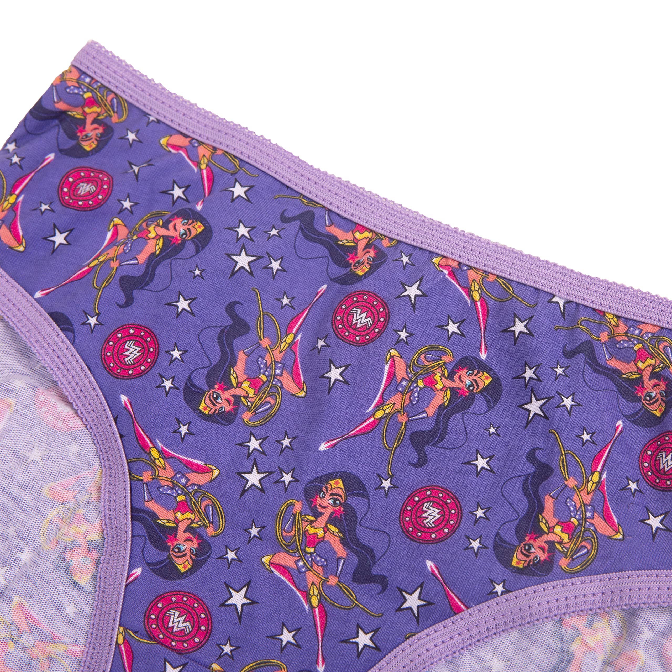 **Handmade Girls Panties 8-Pack - Frozen, Toy Story, Baby Shark, Wonder Woman Underwear for Toddler, Little & Big Kids | Soft Cotton Briefs for Playtime, School & Everyday Comfort**