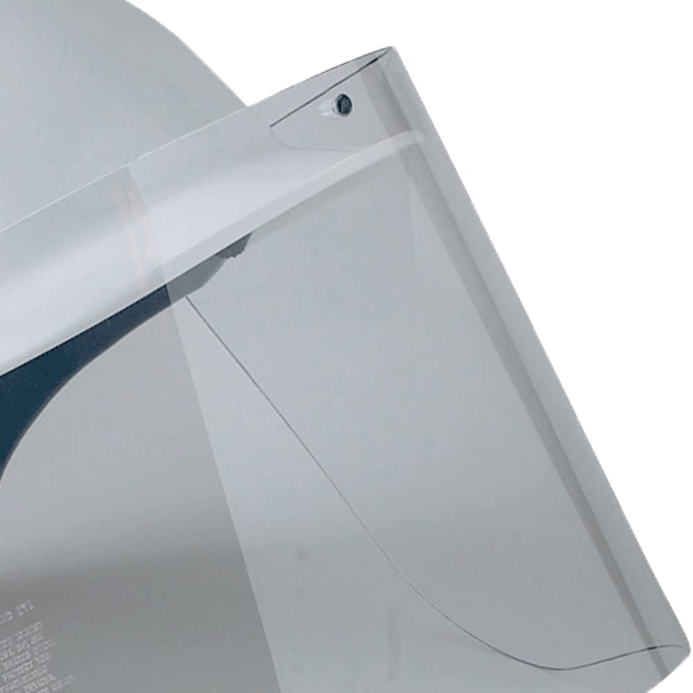 Jackson Safety C10 Bump Cap Faceshield - Clear PETG Unbound Window (Case of 36) - 28963 - Ideal for Construction, Manufacturing & Industrial Safety Protection