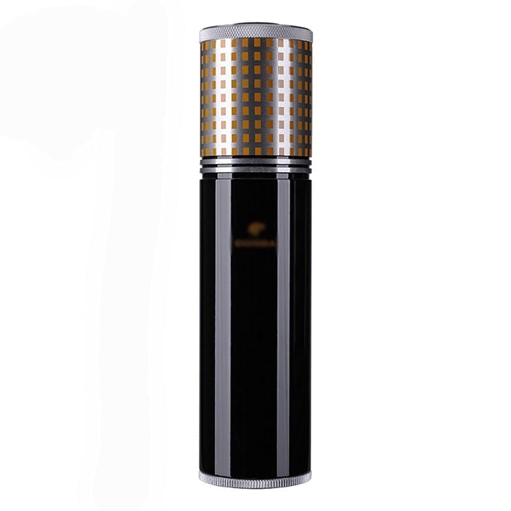 Premium Portable Cigar Case Humidor - Travel Cigar Tube with Mini Hygrometer & Humidifier | Stainless Steel Cigar Holder for 3-4 Cigars | Perfect for Outdoor, Travel & Gifts | Airtight Cigar Storage Box