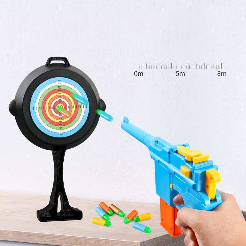 Mauser C96 Soft Bullet Blaster Toy Gun for Kids - Safe Foam Dart Shooting Game for Outdoor Play, Nerf Battles & Backyard Fun
