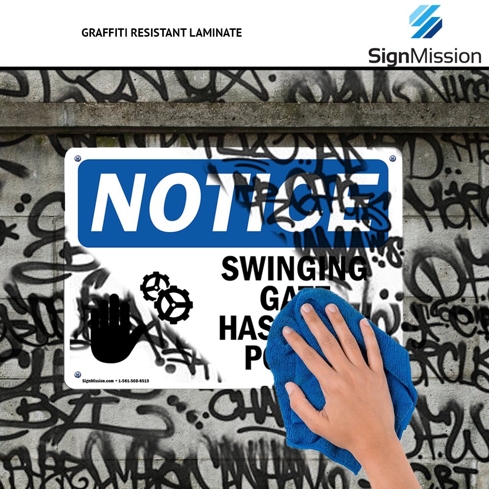 OSHA Security Sign - No Guns Knives Weapons | Durable Plastic Sign for Business & Warehouse Safety | Made in USA