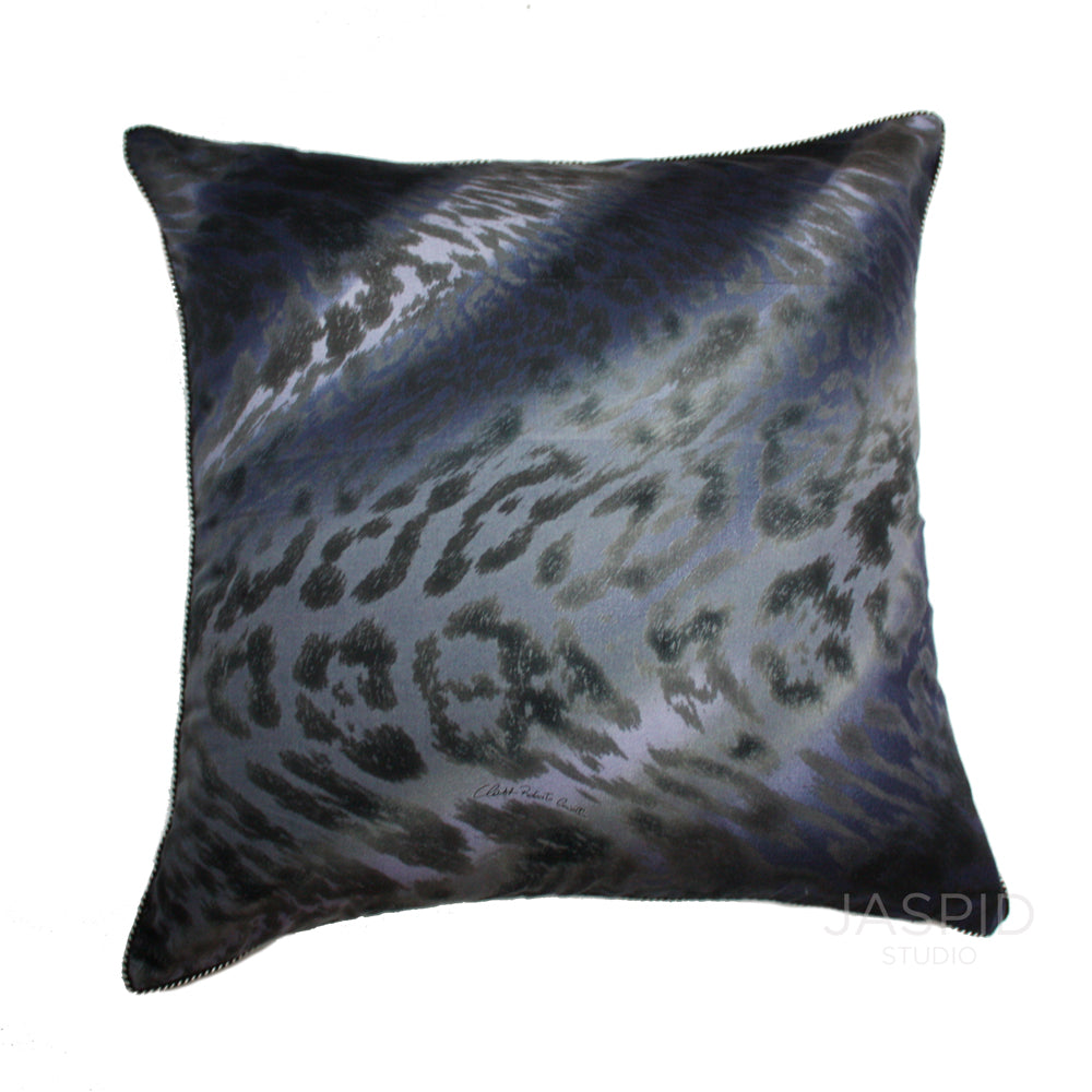Roberto Cavalli Luxury Animal Print Pillow Cover - Zebra & Leopard Design for Sofa, Bed, Couch - Home Decor Throw Pillow for Living Room, Bedroom