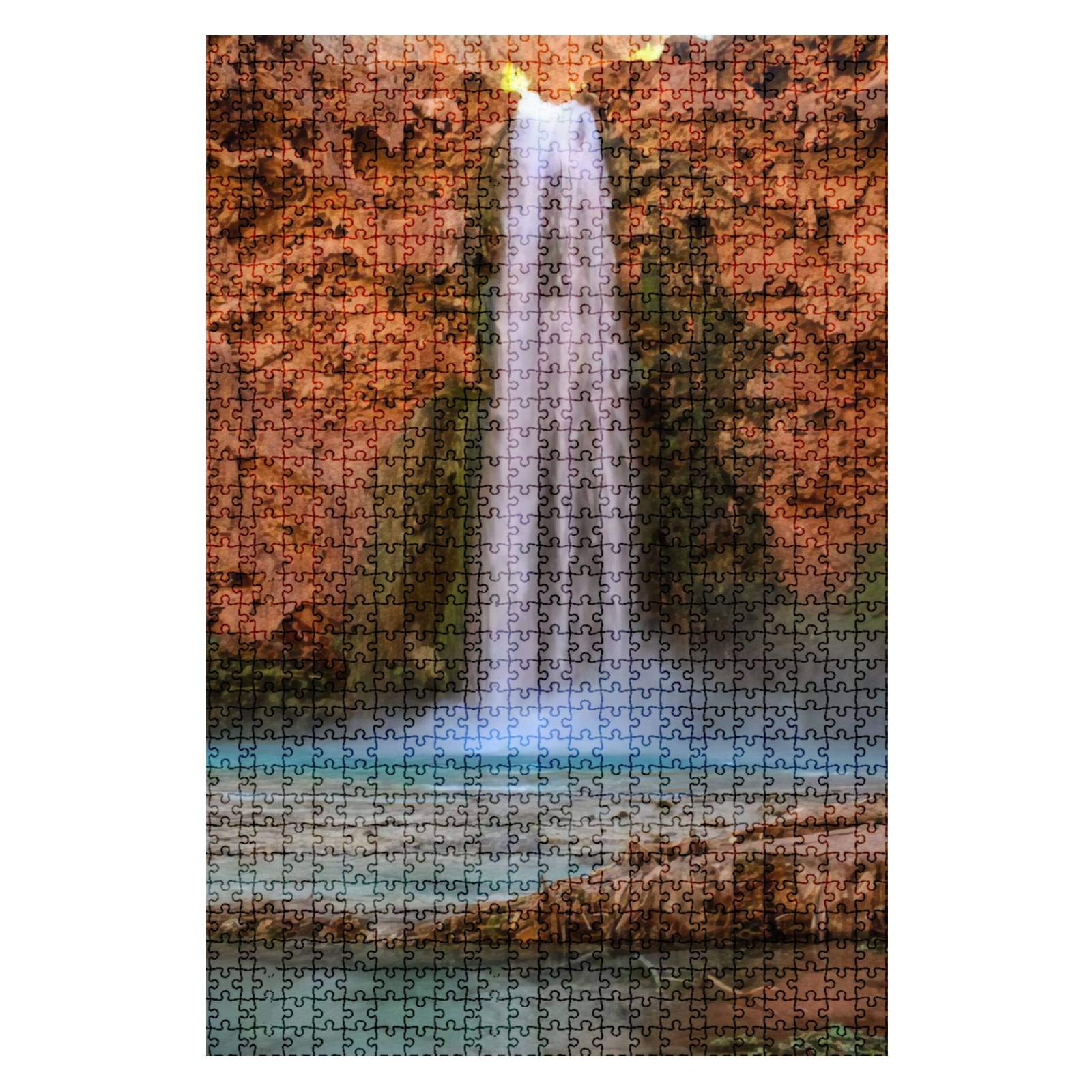 1000-Piece Wooden Jigsaw Puzzle - Havasupai Grand Canyon Scenic Hike Arizona Landscape | Fun & Challenging Adult Puzzle for Home Decor, Educational DIY Game Toy Gift for Family & Friends | Perfect for Relaxation, Stress Relief & Family Bonding Activities