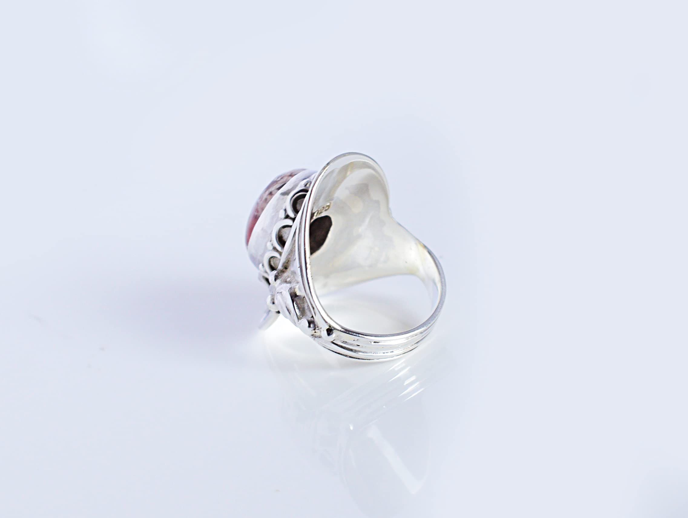 Amazing Mexican Fire Opal Gemstone Ring - 925 Sterling Silver Designer Jewelry for Women, Gift for Her, Wedding, Anniversary, Engagement