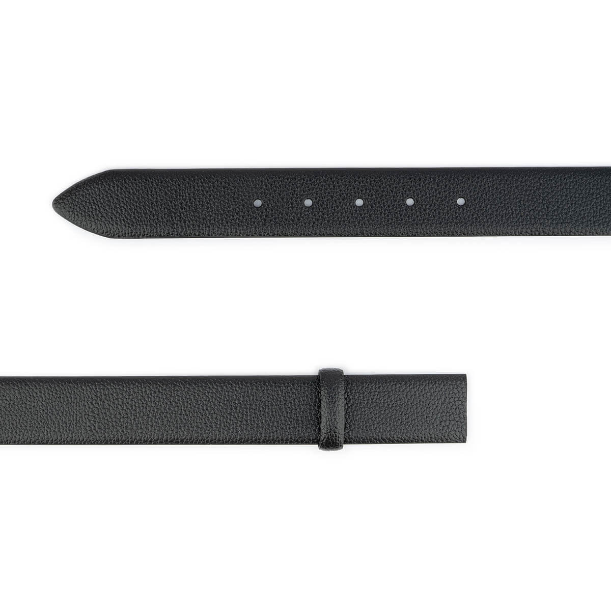 Premium Black Calf Leather Replacement Strap for Montblanc Men's Belt - Durable & Stylish Accessory for Business, Formal & Casual Wear