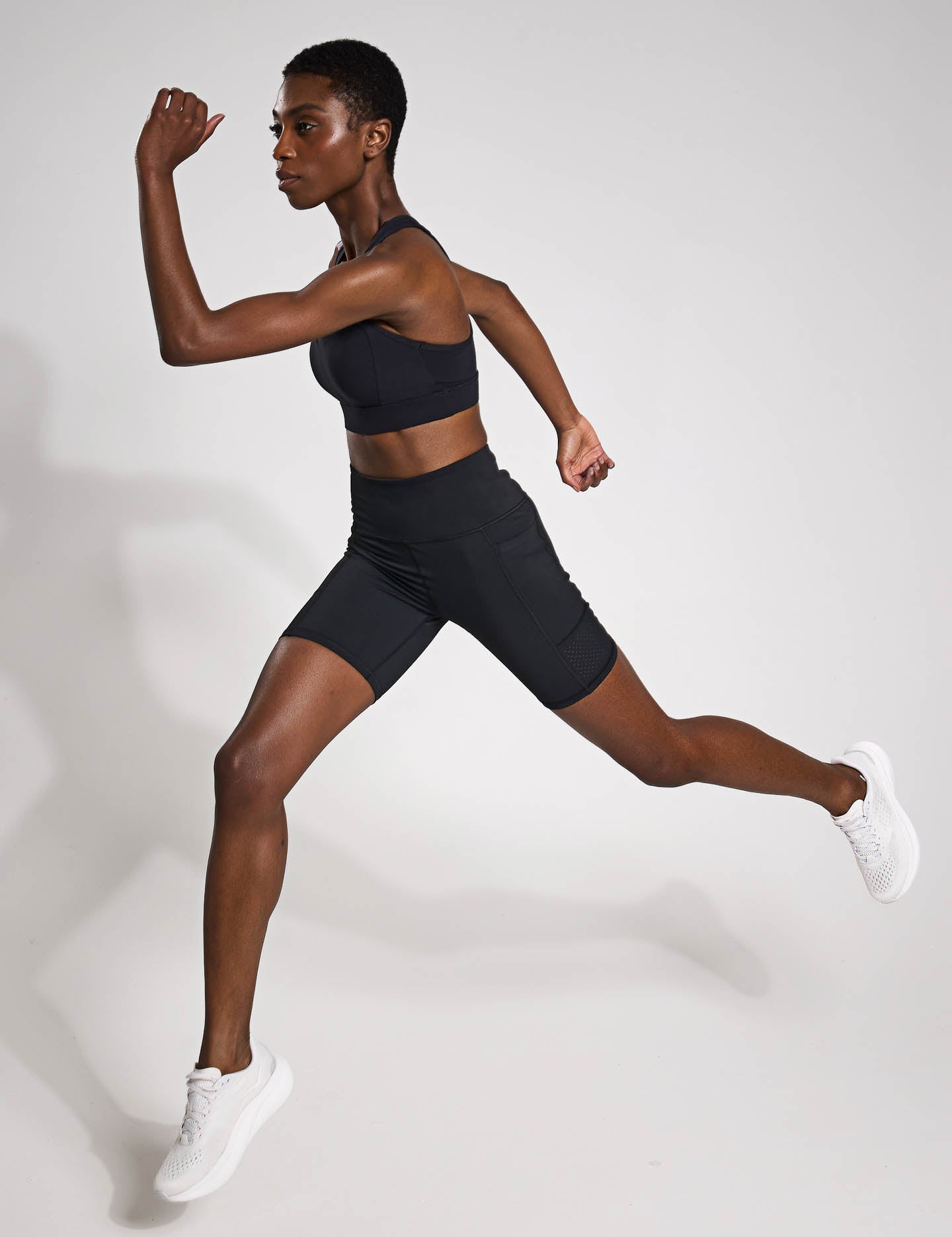 Lottie Bike Shorts for Women - High Waist Black Cycling Shorts - Perfect for Biking, Running & Workouts