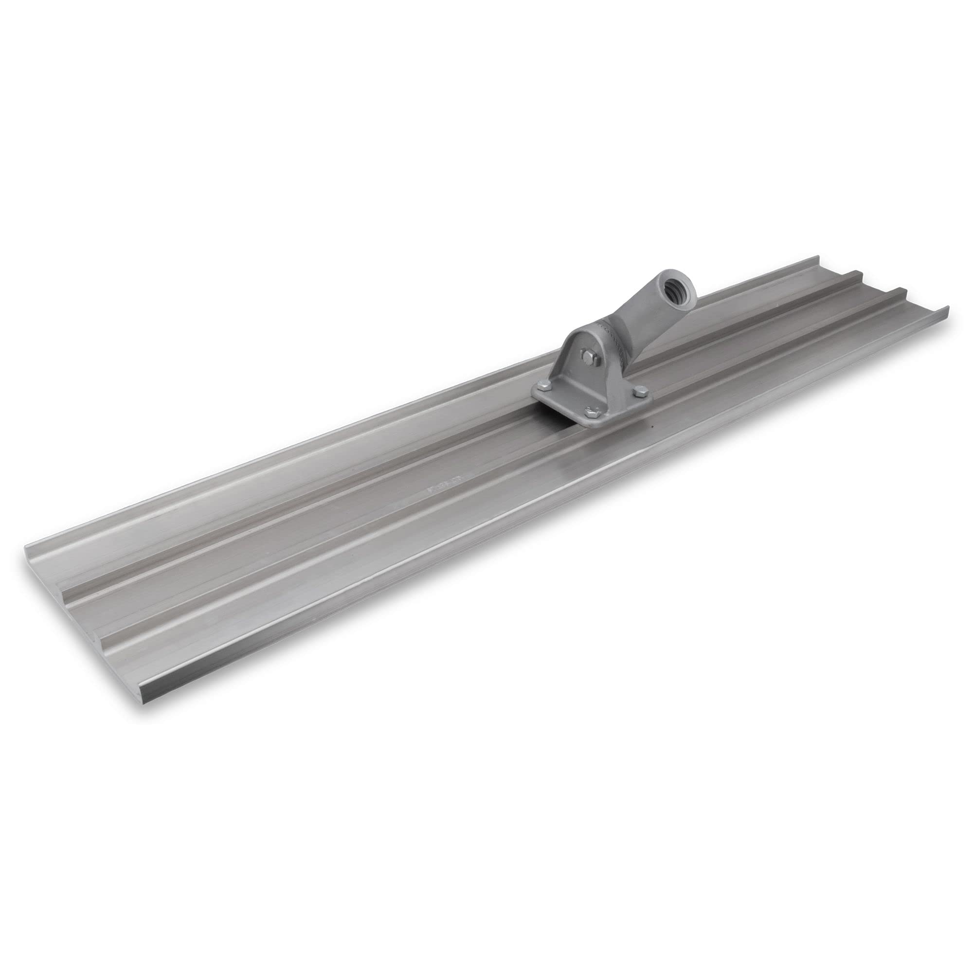 QLT By MARSHALLTOWN 48 Inch Magnesium Concrete Bull Float with Bracket - Extruded Magnesium Alloy Blade for Smooth Finishing - Square End Design - Made in USA - MB48 - Perfect for Concrete Leveling and Surface Smoothing in Construction Projects