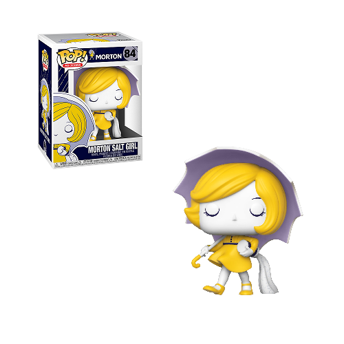Funko Pop! AD ICONS Morton Salt Girl #84 Collectible Vinyl Figure - Perfect for Salt Lovers & Vintage Advertising Fans | Office Decor, Gift for Collectors, Pop Culture Display
