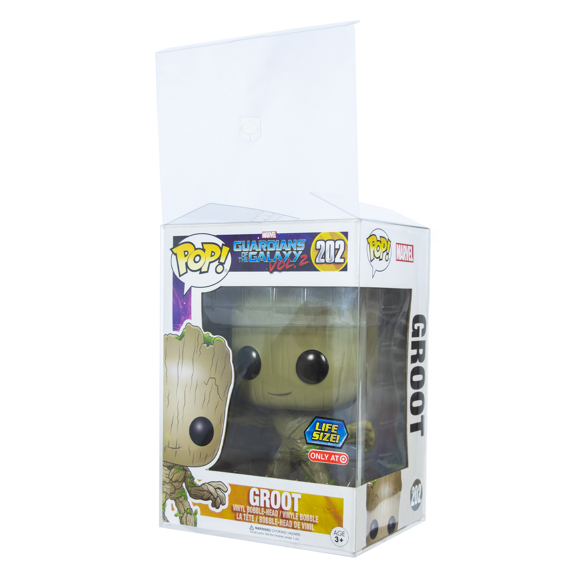 10 Pack Groot PopShield Protectors for Funko Pop Vinyl Figures - Perfect for Collectors & Display Cases