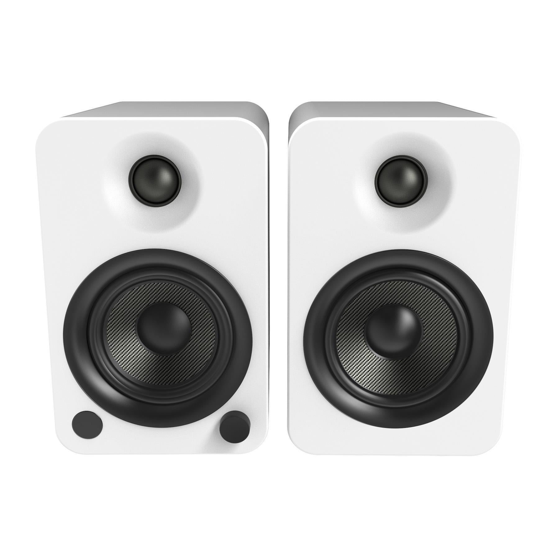 Kanto YU4 Premium Powered Desktop Speakers with Bluetooth 5.0, Phono Preamp - High-Fidelity Audio for Home Office, Gaming & Music Listening