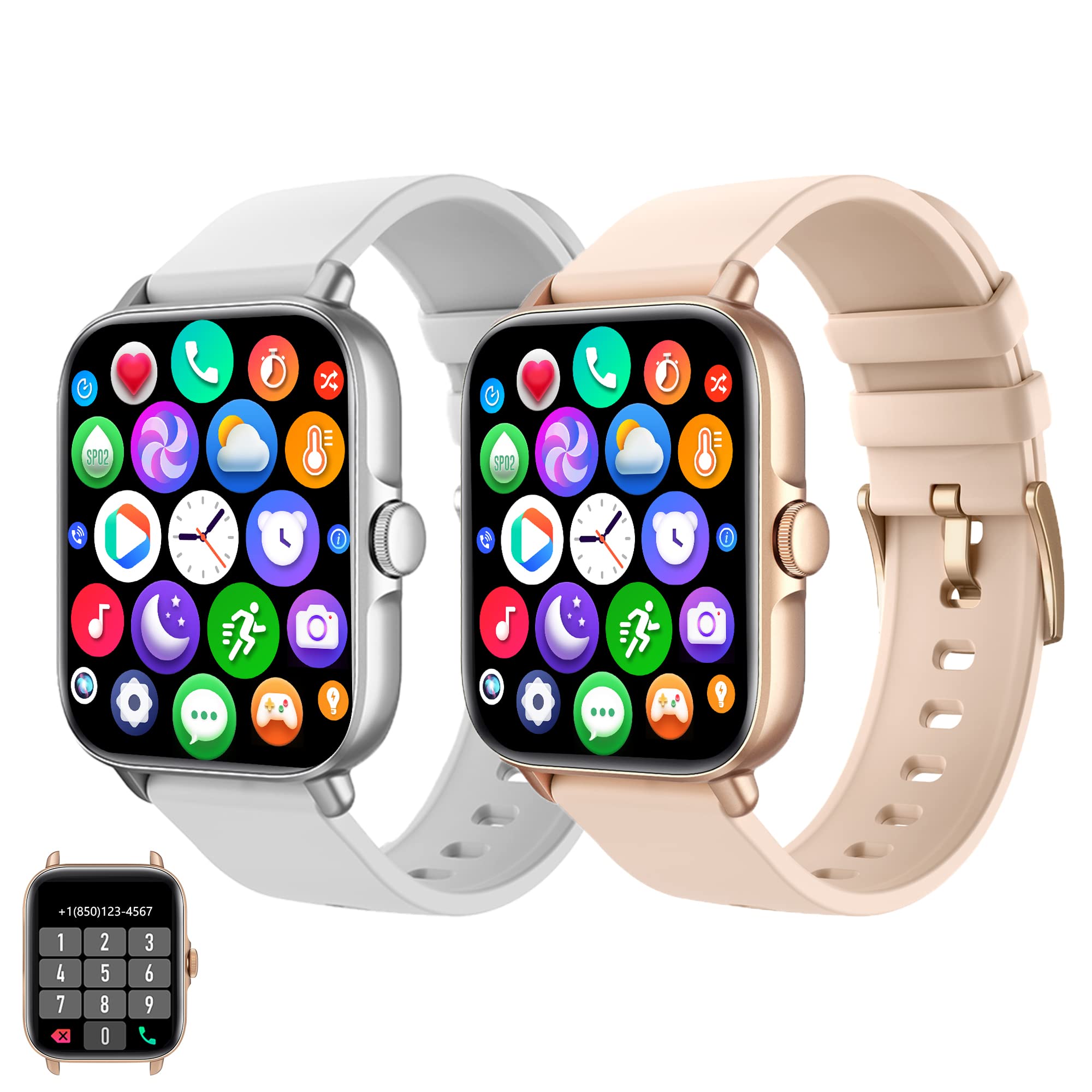 DXPICR Smart Watch for Men Women - 1.7