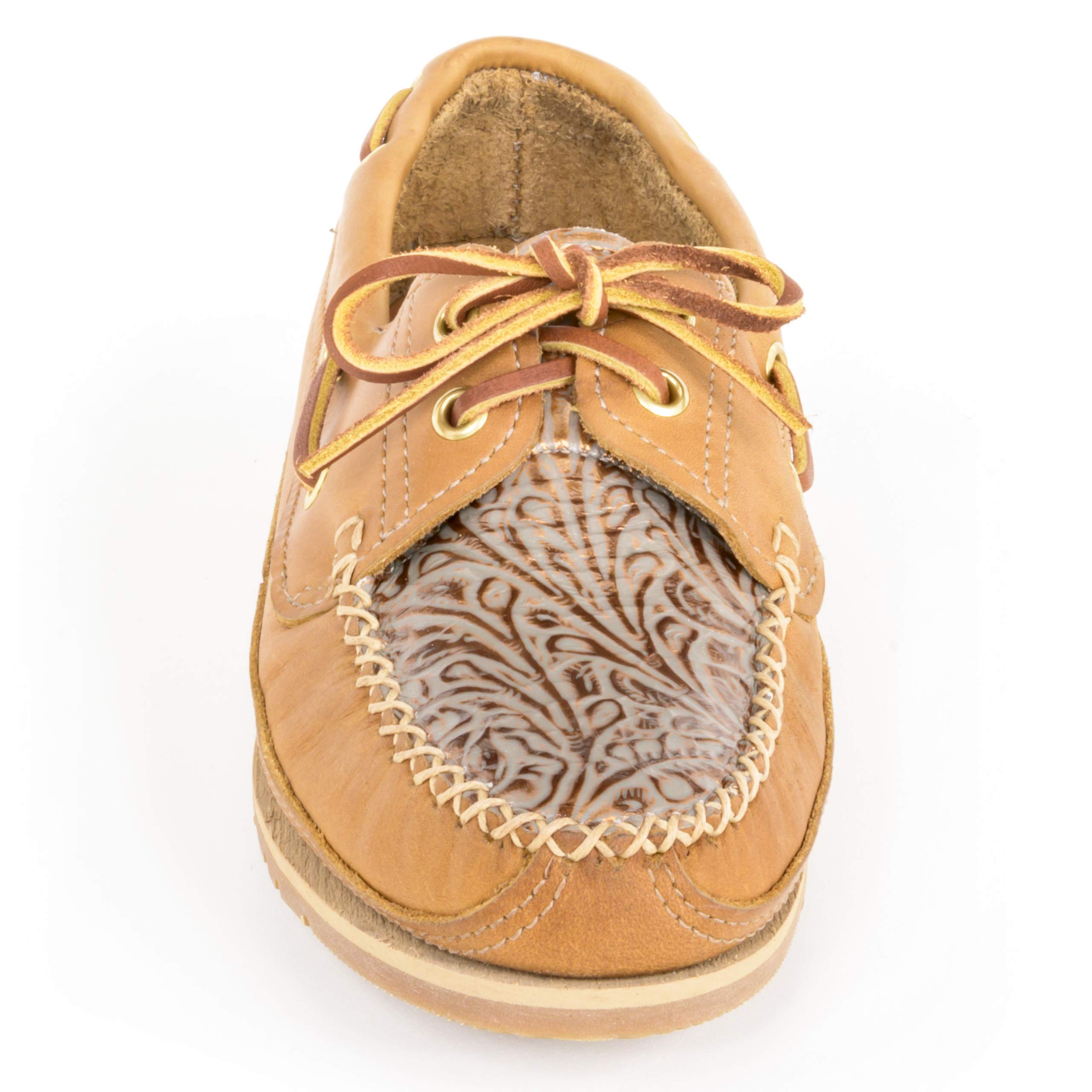 Women's Classic Copper Boat Shoes - Comfortable & Stylish Deck Shoes for Sailing, Boating, and Casual Wear