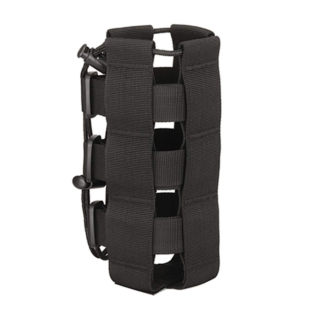 Upgraded Naiyafly MOLLE Water Bottle Pouch - Adjustable Drawstring Kettle Carrier Bag for Hiking, Travel & Outdoor Adventures - Perfect for Camping, Backpacking and Military Use