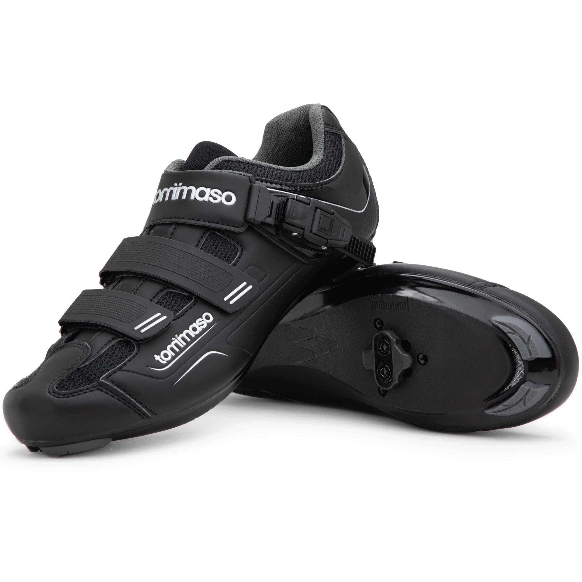 Tommaso Strada Peloton Cycling Shoes for Men - SPD Indoor & Road Bike Shoes with Delta Clips - Comfortable Spin Shoes for Peloton Workouts - Perfect for Indoor Cycling Classes & Road Biking