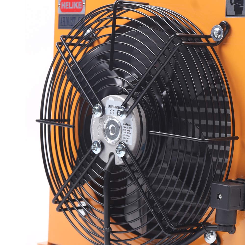 AH1012T-CA Hydraulic Oil Cooler - 100L/min High Pressure Transmission Oil Cooling System with Fan for Mobile Equipment | AC110 | Heavy Machinery, Construction Vehicles & Industrial Applications