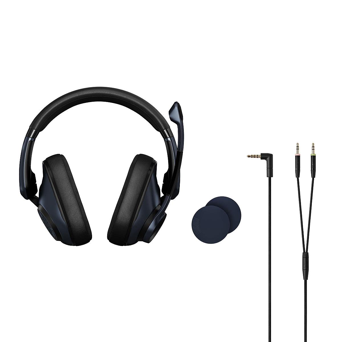 EPOS H6Pro Closed-Back Gaming Headset - Lightweight Over-Ear Headphones with Lift-to-Mute Mic - Compatible with Xbox, PS5, PS4, PC & Windows - Noise Isolation for Immersive Gaming & Streaming (Black) - Perfect for Competitive Gaming, Live Streaming & Online Meetings