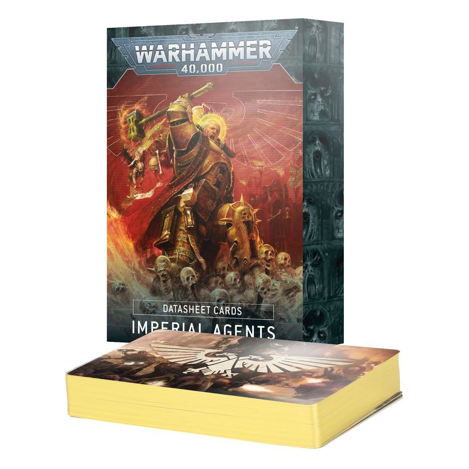 Imperial Agents Datasheet Cards - Premium Gaming Accessories for Warhammer 40K Tabletop Battles | Perfect for Strategy Games, Collectors, and Competitive Play